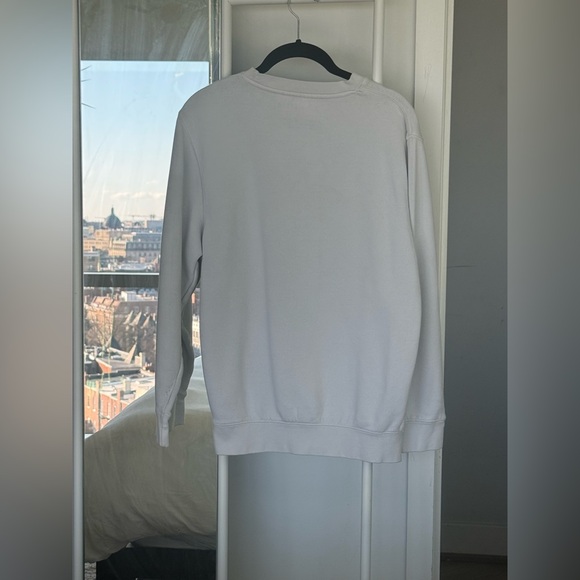 White Disconnect to Reconnect Floral Graphic Long Sleeve Sweatshirt - Picture 3 of 3